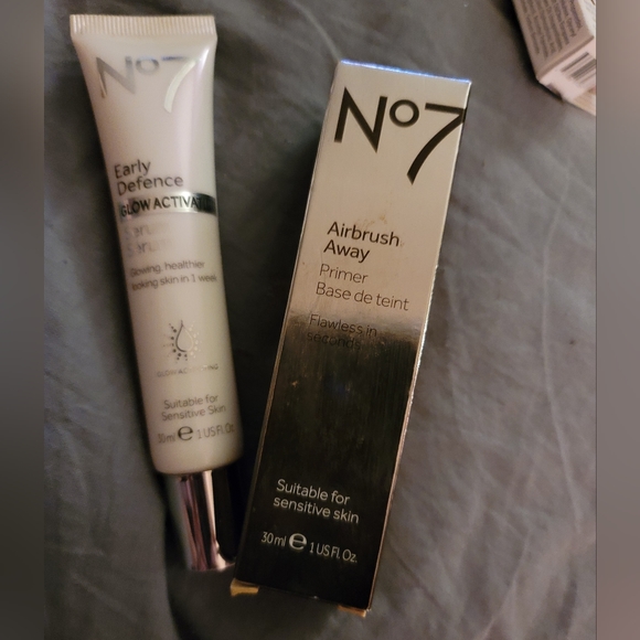 No.7 Makeup No7 Bundle Glow Activator And Airbrush Away Primer